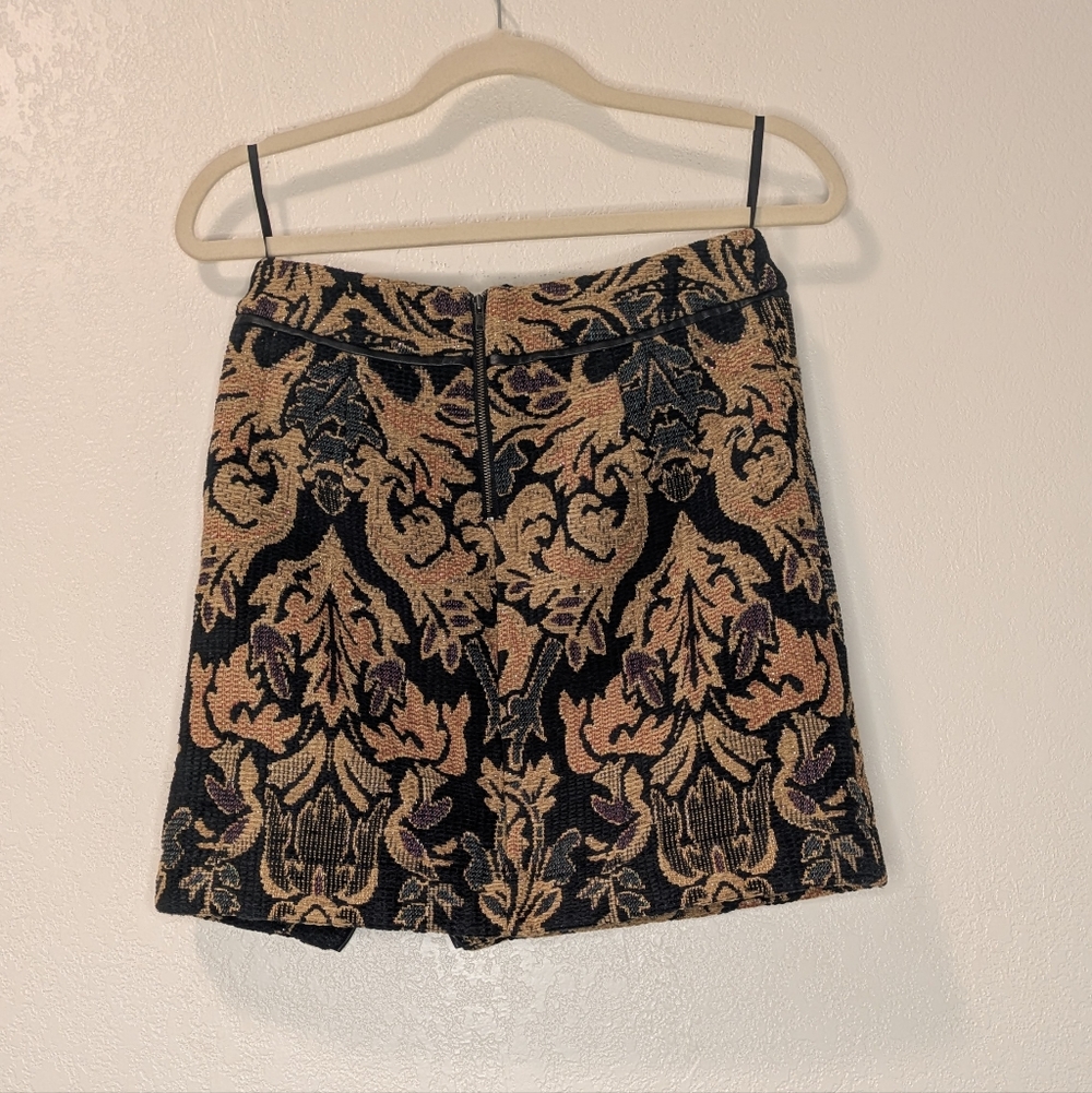 Free People Winter Warrior Brocade Mini Skirt - Picture 5 of 9